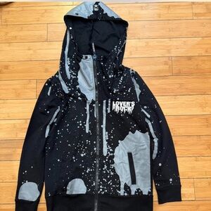 Lover’s Rock (Super Lovers sub brand)  black and silver or grey hoodie